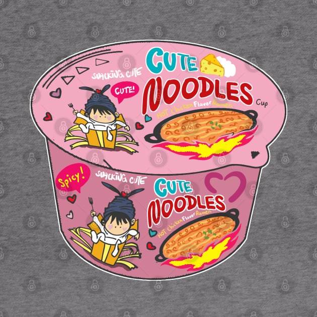 SPICY cute noodles by Snacking Cute